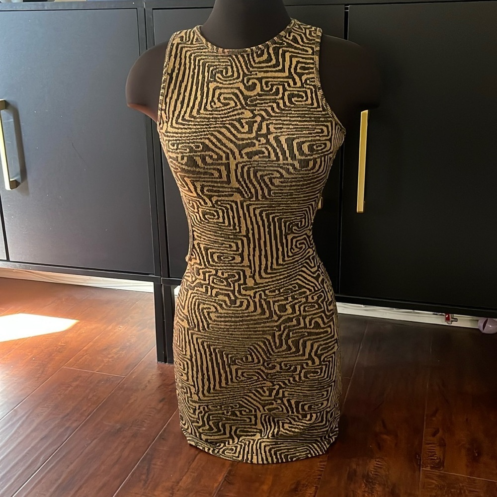 F21 Printed dress.